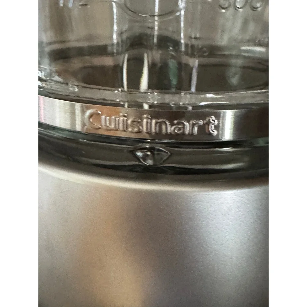 Cuisinart Blender CBT-500 600W Ice Crush Pulse High Low Settings Silver